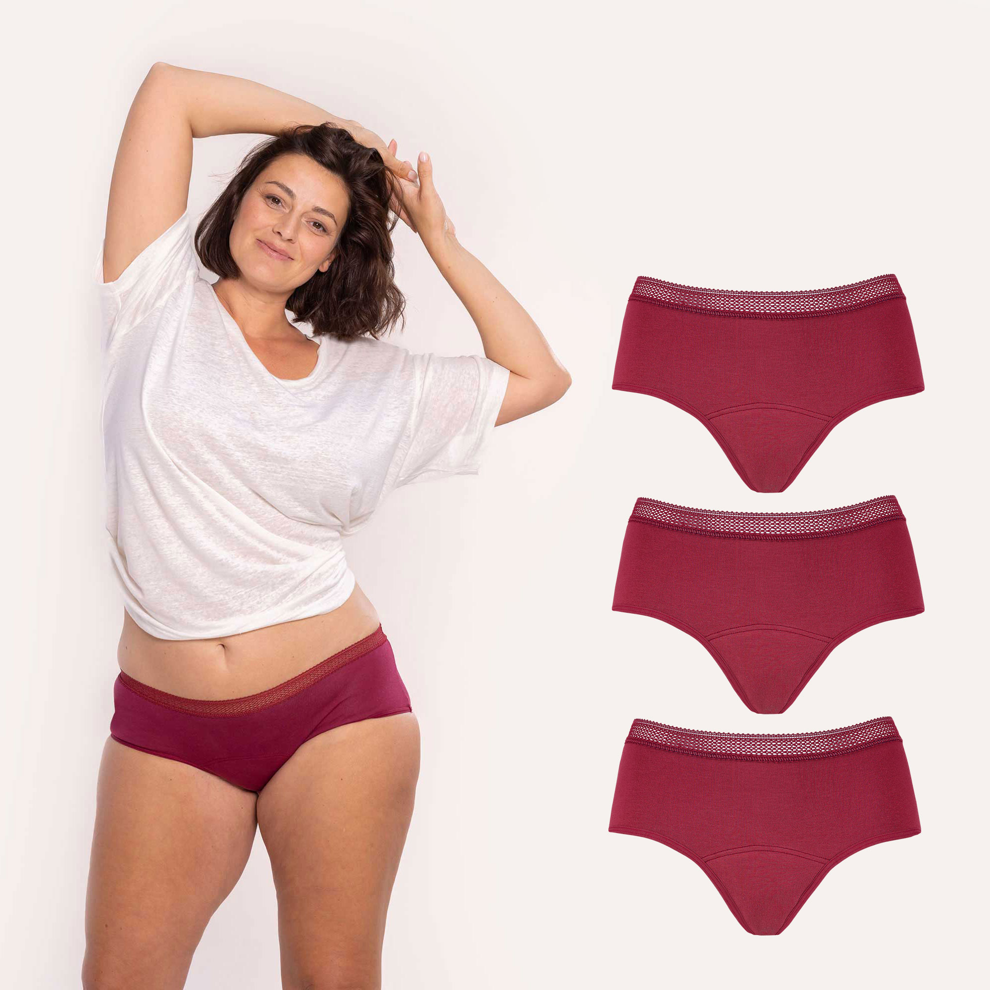 Selenacare Absorbent Menstrual Panty - Hipster – Mediluxe Medical