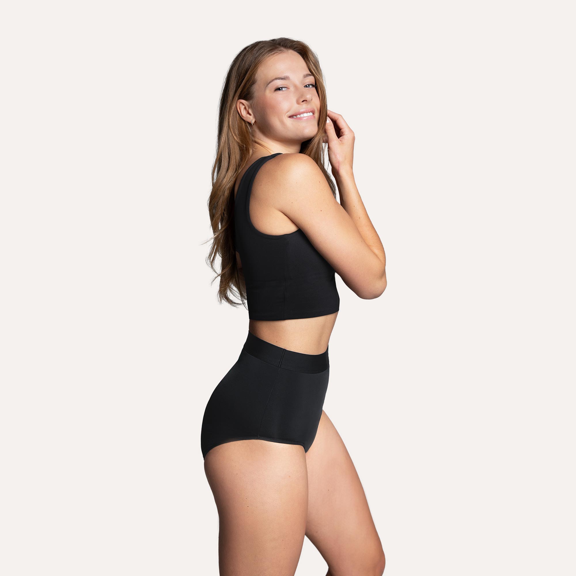 Period underwear Comfort Set High-Waist strong days incl. heat and cold pad