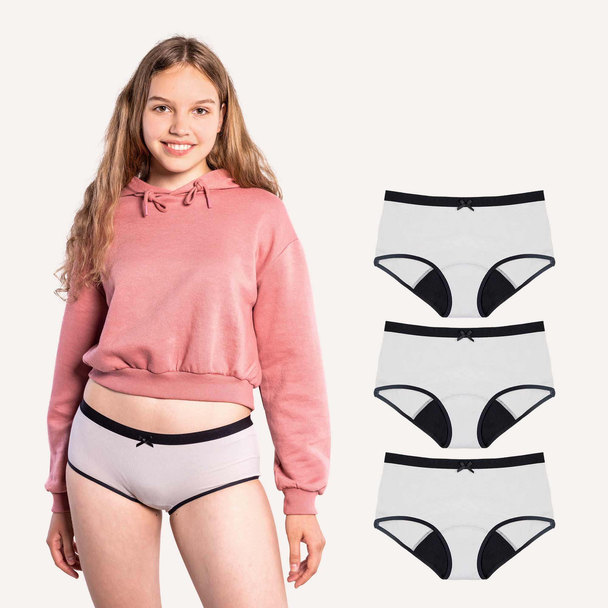 Period Underwear Teens Hipster (Multipack of 3)